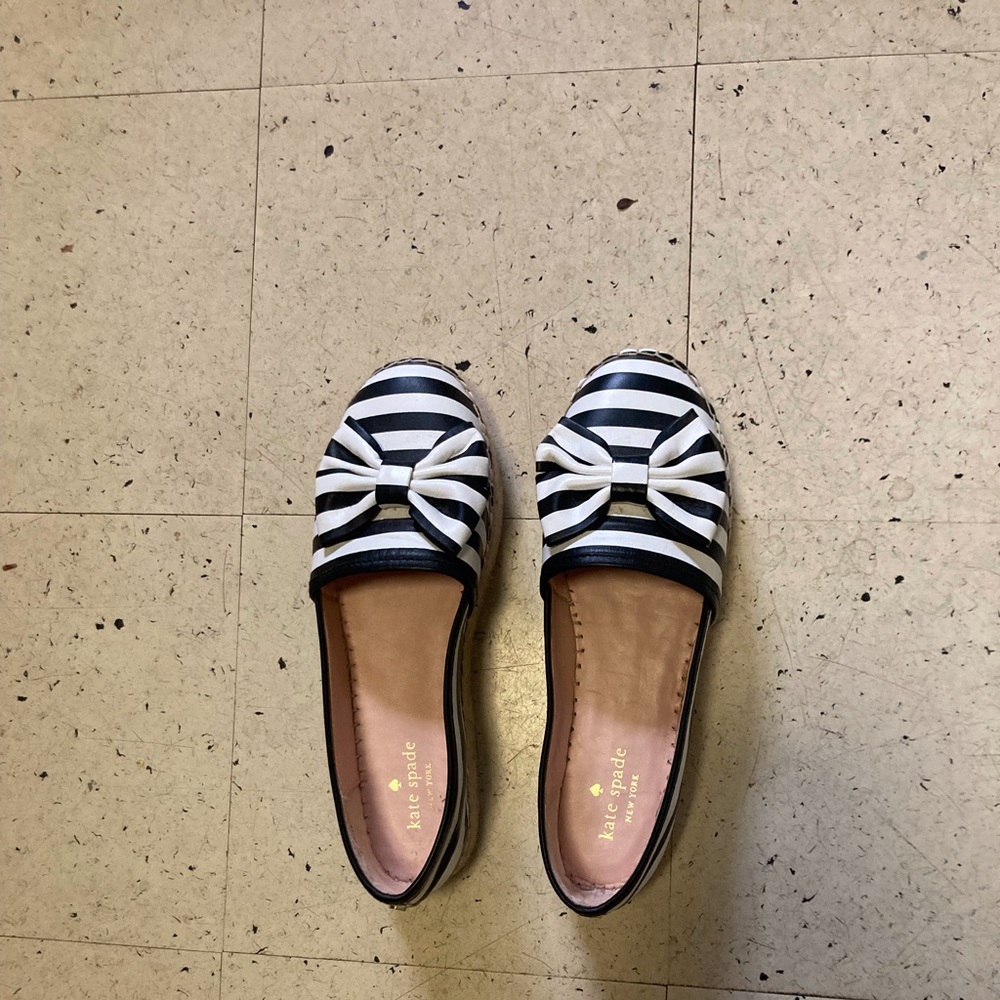Kate Spade leather espadrilles